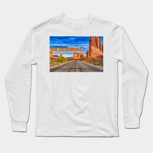 Tower of Babel Arches National Park Long Sleeve T-Shirt